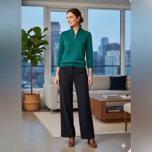 Tory Burch Half Zip Cashmere Sweater Size XS